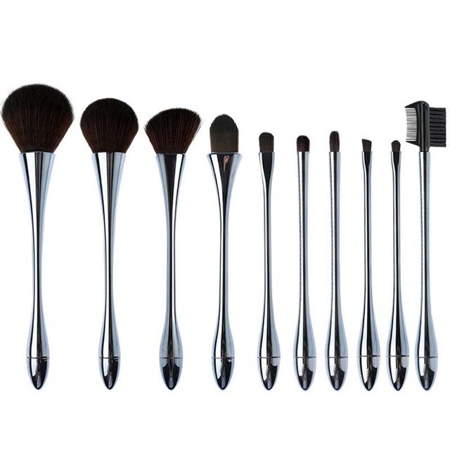 MB03 special designed Popular Foundation Eyebrow Eyeshadow makeup brush set 11 pcs make up